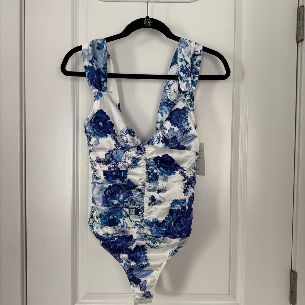 NWT For Love and Lemons Floral Bodysuit
